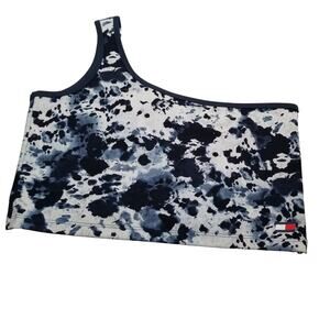 Tommy Hilfiger - NWT's - Women's Navy White One Shoulder Sport Bra Size M